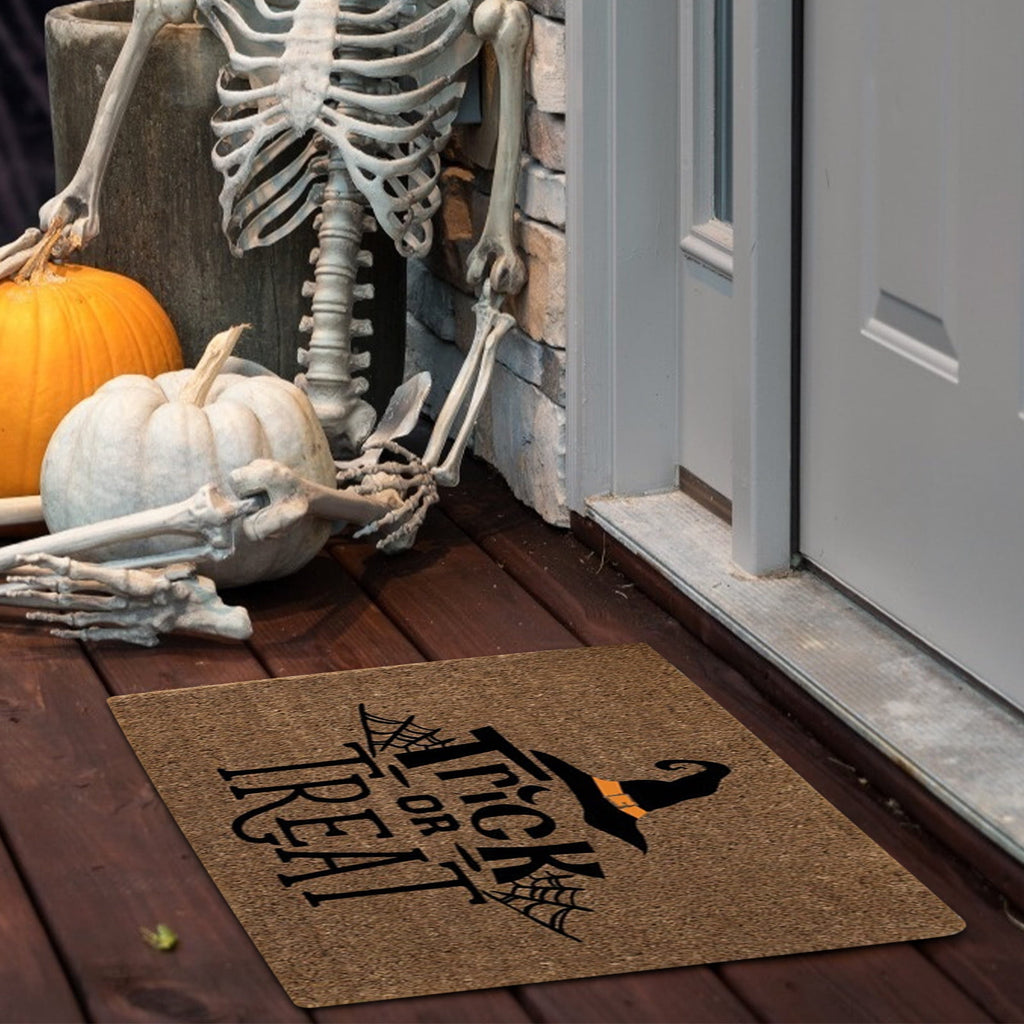 ZToonmas 15" x 23" Vintage Halloween Rugs, Halloween Horror Print Outdoor Rugs Floor Mat Hallway Kitchen Foot Mat Soft Non-Slip