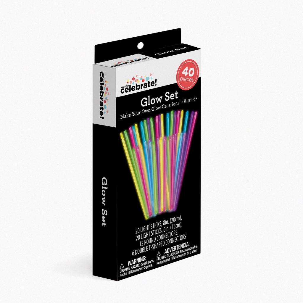 40 piece Make Your Own Glow Creations Glow Set, by Way To Celebrate