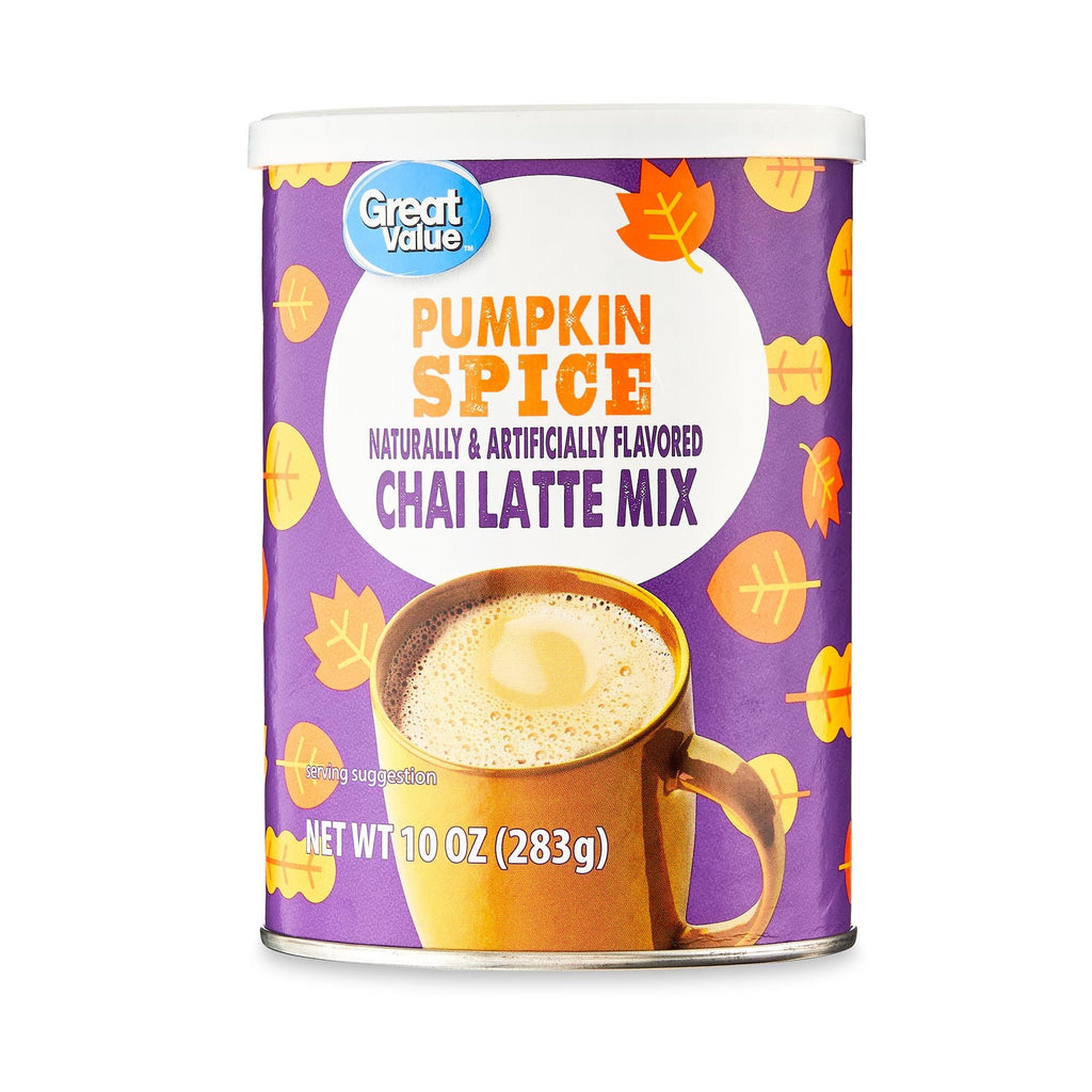 Great Value Pumpkin Spice Chai Latte Mix 10oz