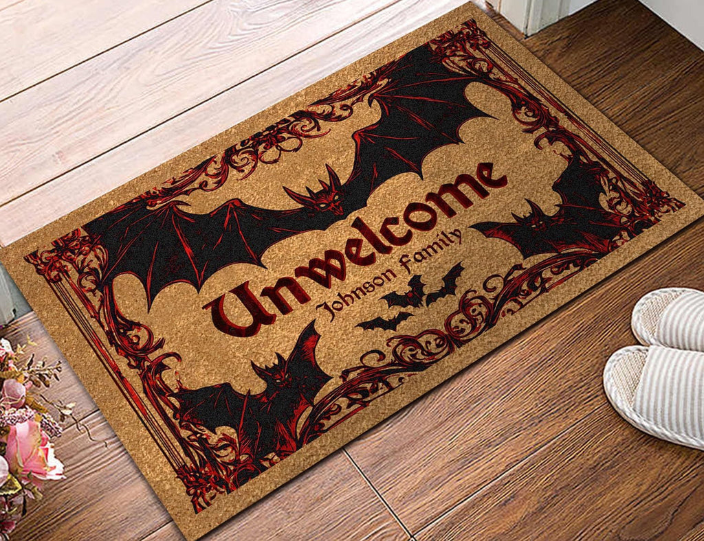 MYFLOCY Halloween Front Doormat 31x19 inch Indoor Outdoor Non Slip Floor Decoration ( Pumpkin Spooky )