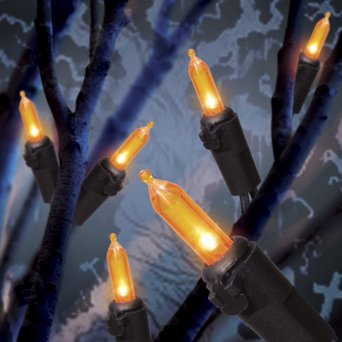 Indoor/Outdoor 500-Count LED Mini String Lights, Purple, 98.5', Halloween by Way To Celebrate