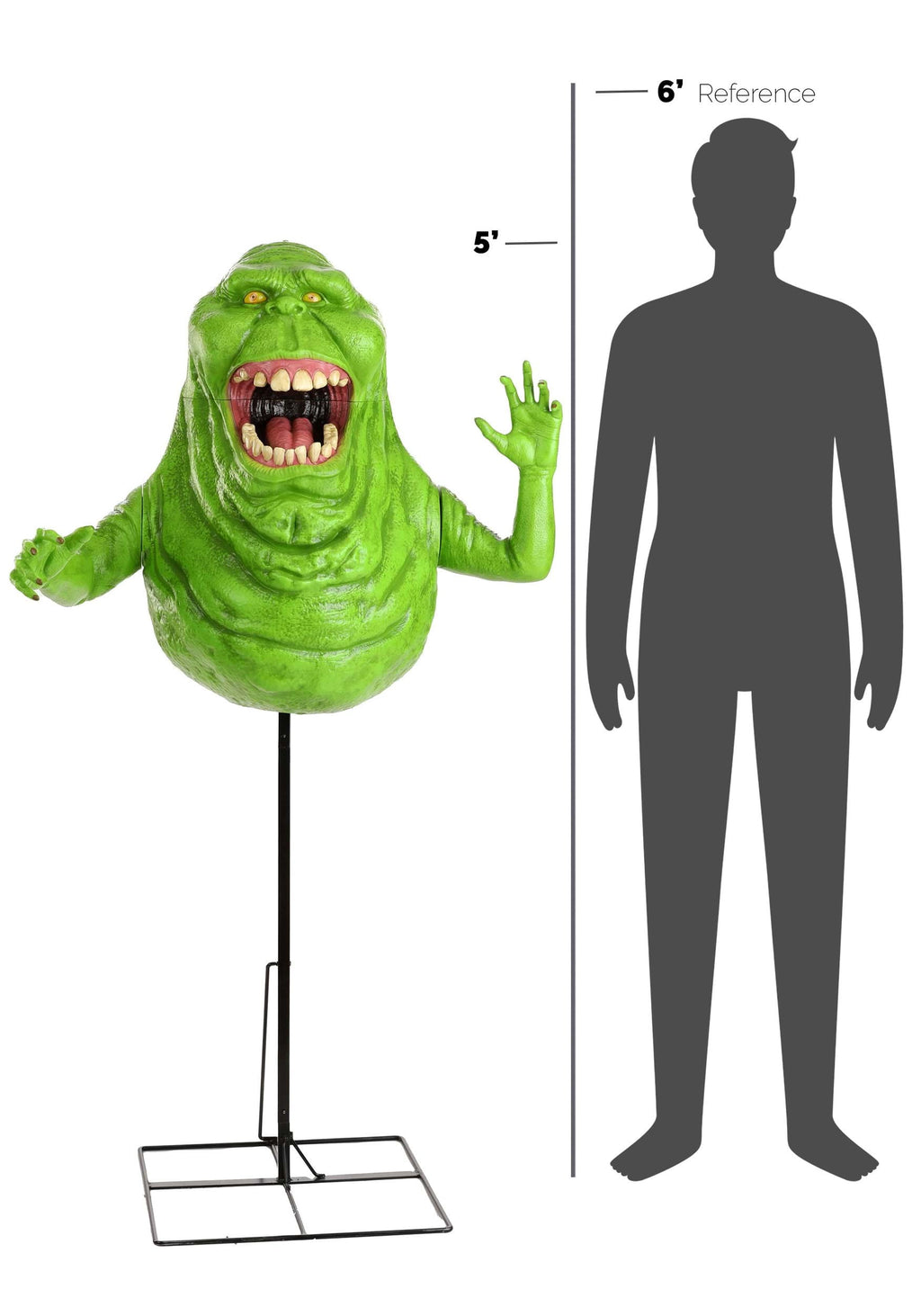 Animated Ghostbusters Slimer Decoration