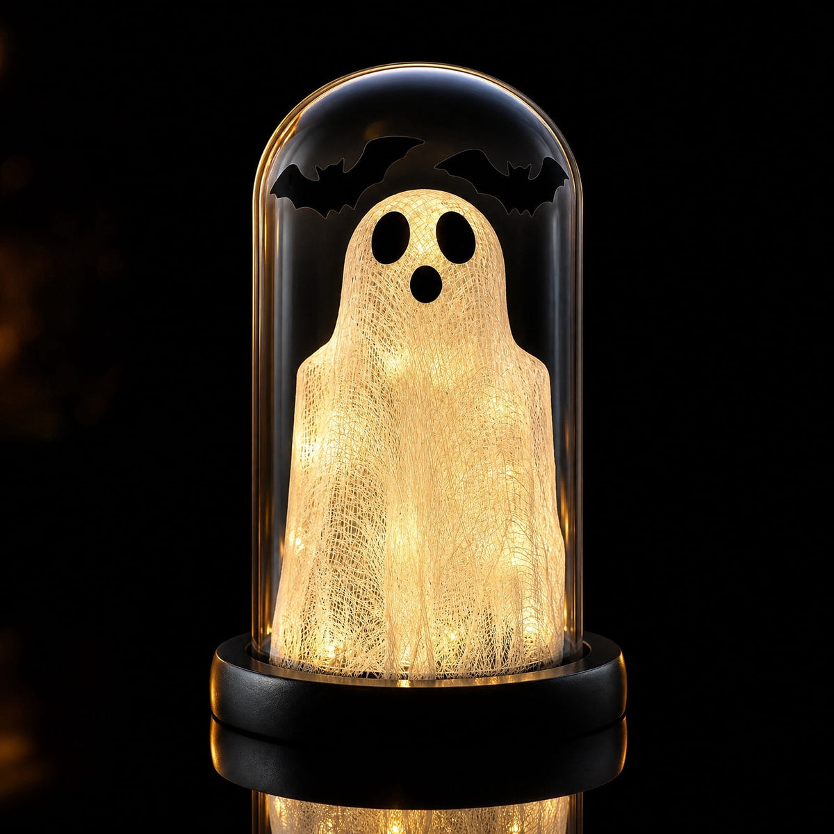 Ghost Night Light Halloween Decorations Bedside Night Light with Tap Control, Dimmable Nursery Decor Lamp, Fun Ghost Gift for K*ids, Halloween Room Decor, Ghost Lamp