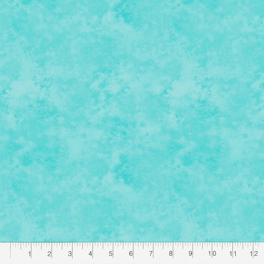 Fat Quarter 100% Cotton Textured, Aqua, 18"x 21" for Quilting & Sewing, 1 Each