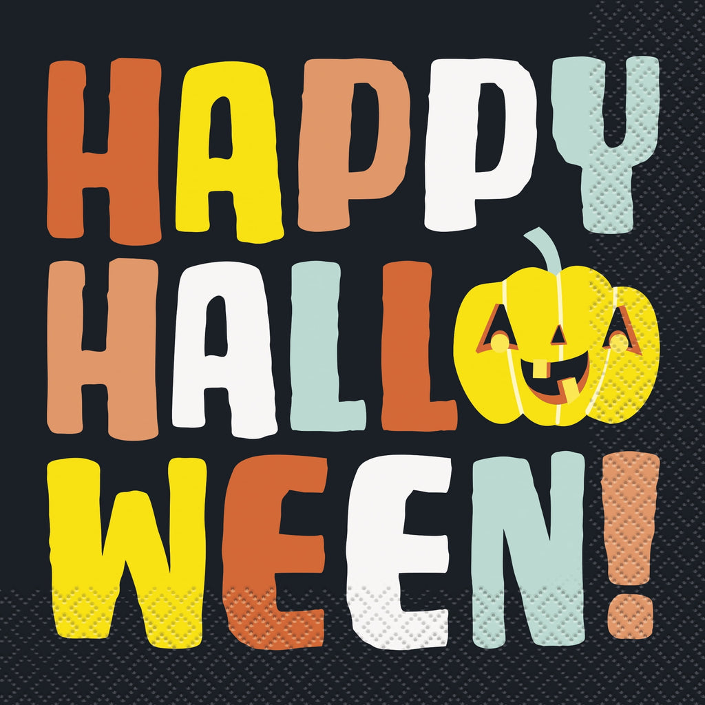 Halloween Plates and Napkins | 16 Plates & 16 Napkins | Halloween Party Supplies