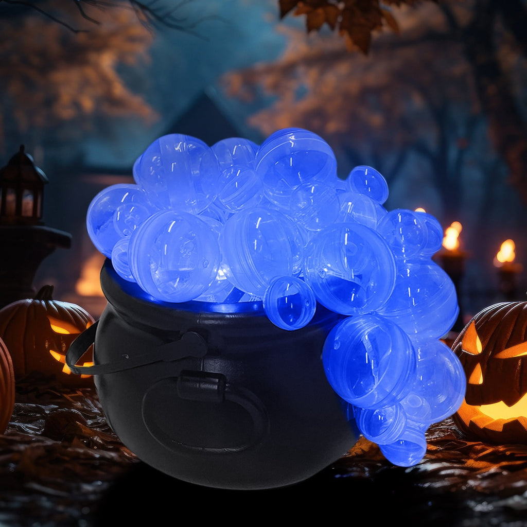 Muecwrye Halloween Decorations Outdoor, Halloween Clearance! Halloween Witches Cauldron on Tripod with Lights, DIY Bubbling Cauldron Set Decor for Home Porch Outside, Halloween Party Supplies