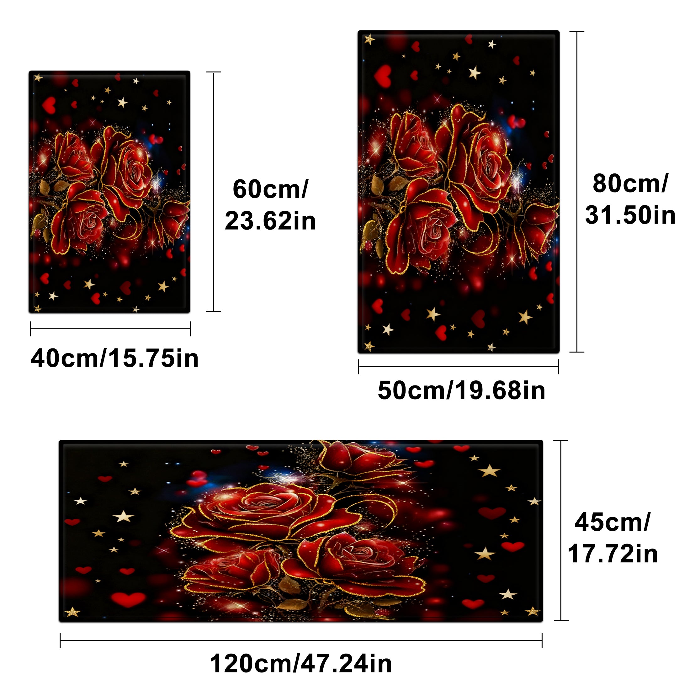 YIMEIS Halloween decoration Kitchen rugs Washable flannel Printed Area Rug and Mats DoorMats, bath mat,Autumn and Winter Festival Decoration-Halloween Undead 15.7'' x 23.6''