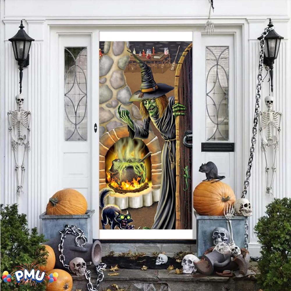PMU Halloween Microwave Door Decoration 12in x 24in (1/pkg) Pkg/1