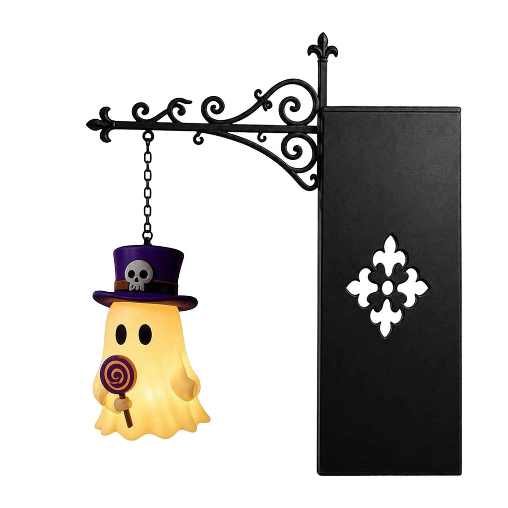 Nkmbld Halloween Bookshelf Lamp, Vintage Library Lantern Decorative Bookshelf Lighting, Hanging Ghost Lantern Book Shelf Light, Halloween Decorations Indoor