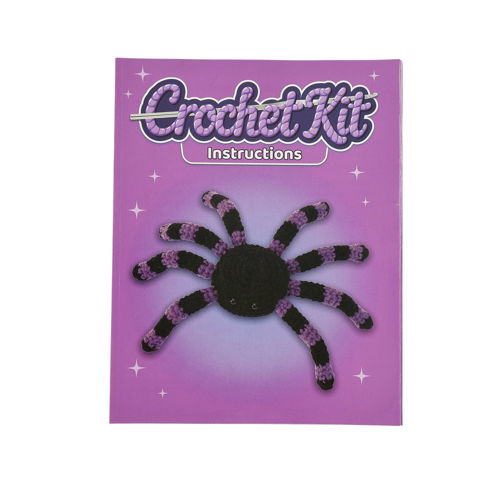 Spider Crochet Kit, Purple and Black, Halloween by Way To Celebrate