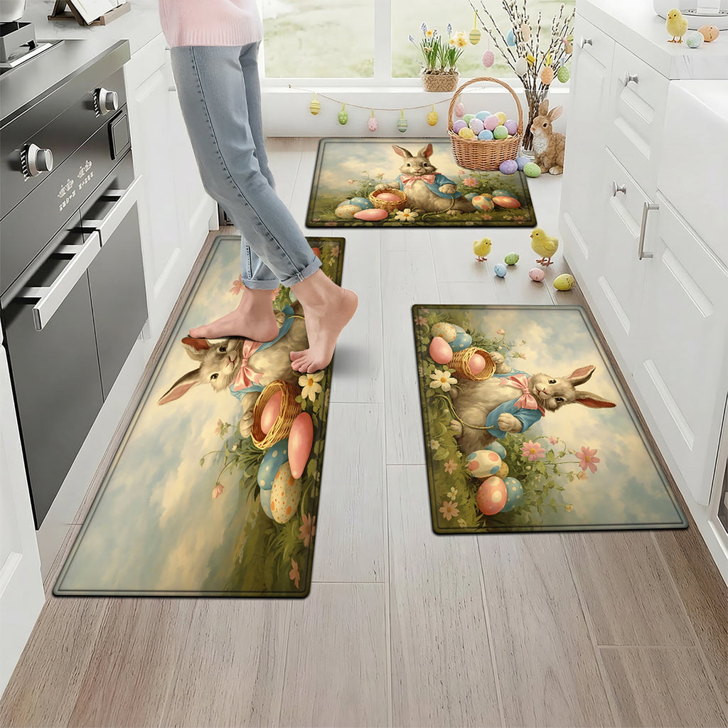 YIMEIS Halloween decoration Kitchen rugs Washable flannel Printed Area Rug and Mats DoorMats, bath mat,Autumn and Winter Festival Decoration-Halloween Undead 15.7'' x 23.6''