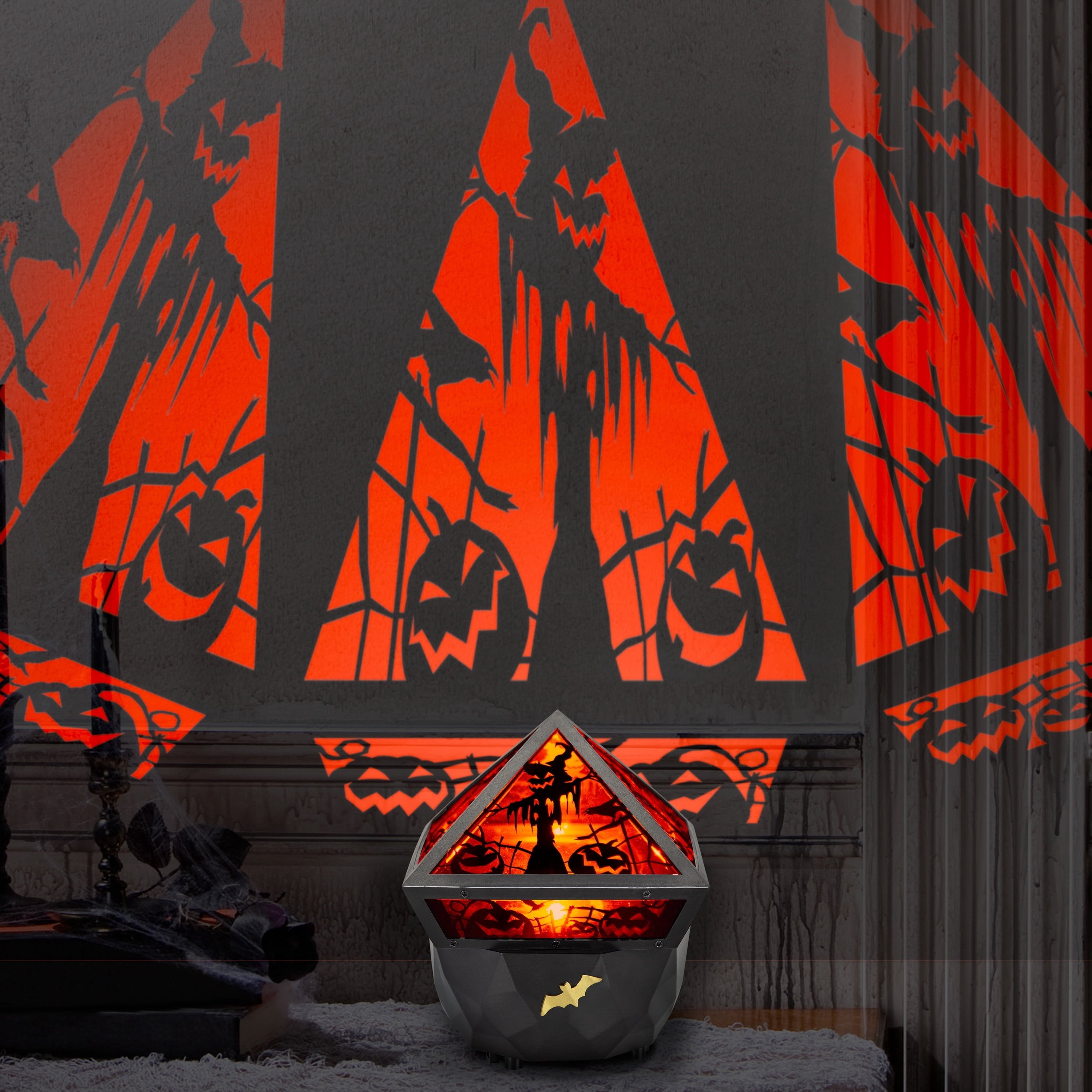 Scarecrow Shadow Caster Halloween Lightshow Projector Light Holiday Lighting by Way to Celebrate