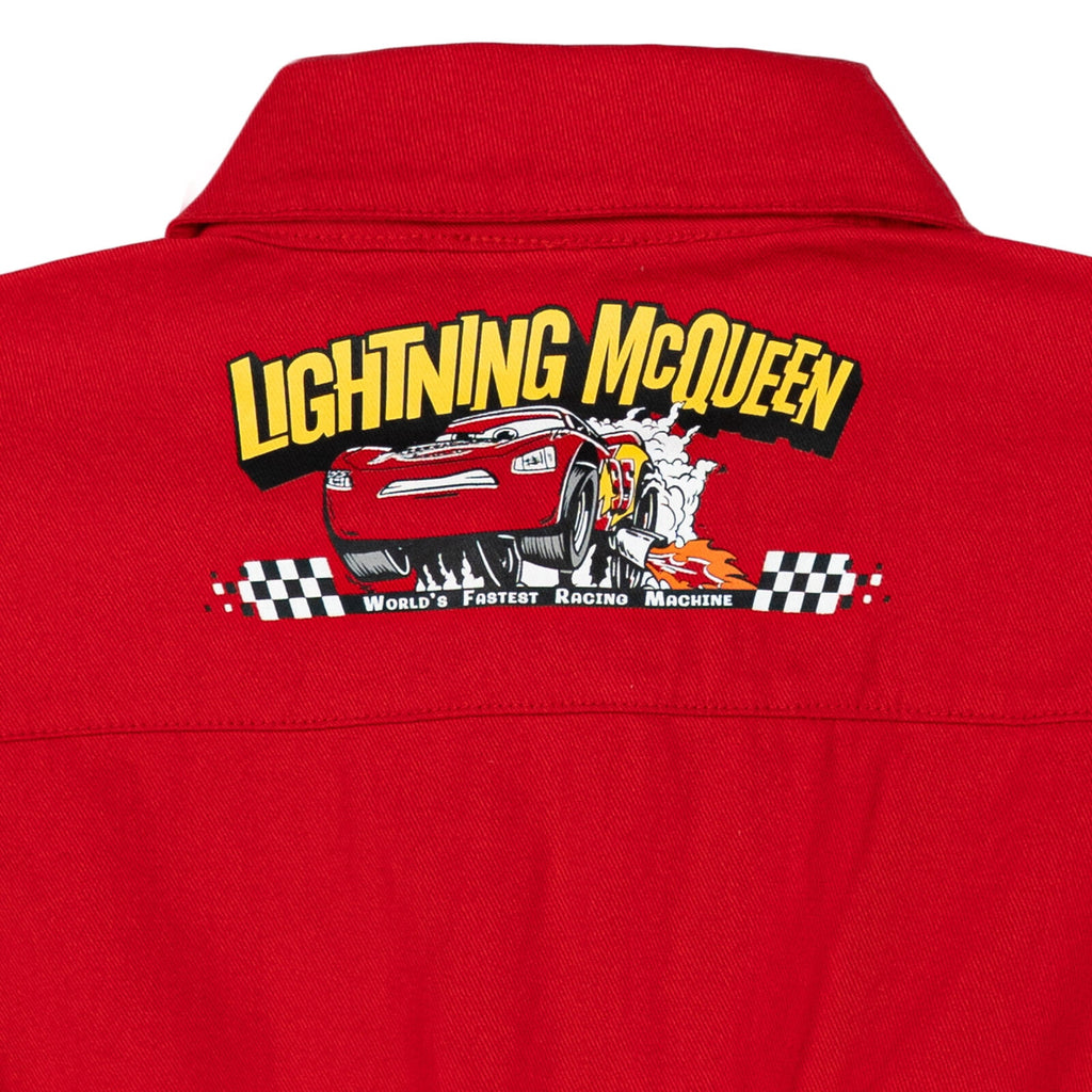 Disney Cars Big Boys' Short Sleeve Cosplay Coverall Red Lightning McQueen
