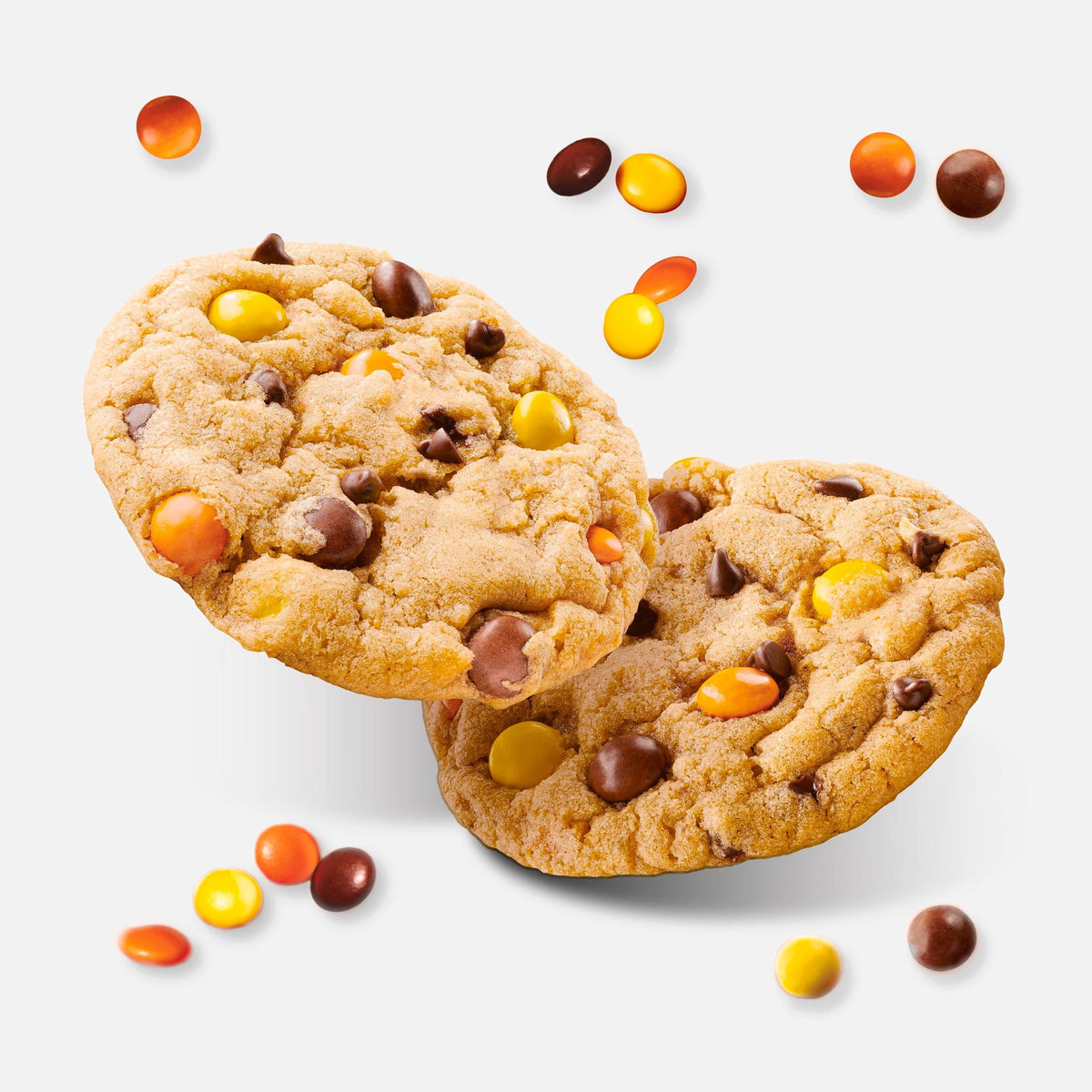 Betty Crocker Peanut Butter Cookie Mix, REESE's PIECES Minis & Chocolate Chips, 11.9 oz