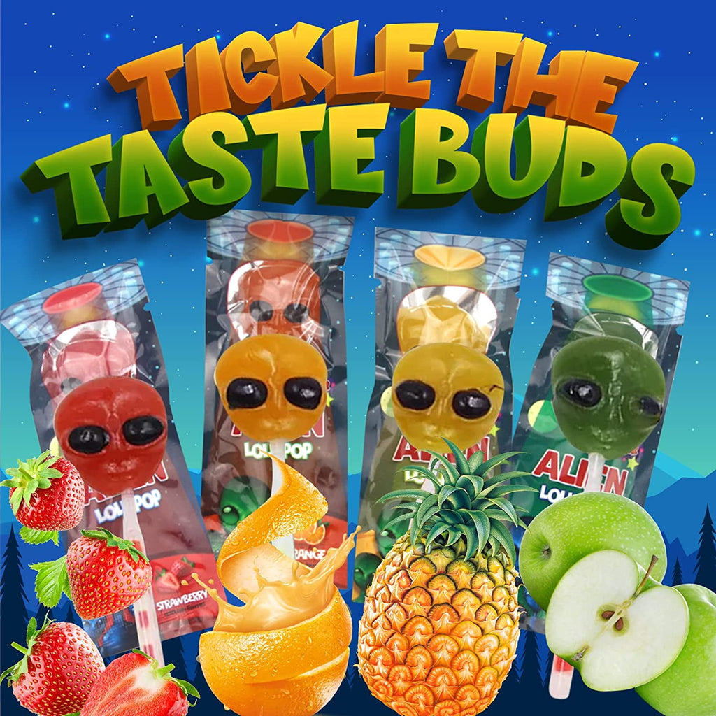 Fusion Select Alien Halloween Lollipops - 60 Count