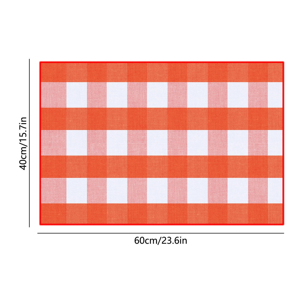 Halloween Fall Outdoor Rug Plaid Rug Foldable Floor Mat for Thanksgiving Front Door Front Porch Farmhouse Entryway Patio Decoration