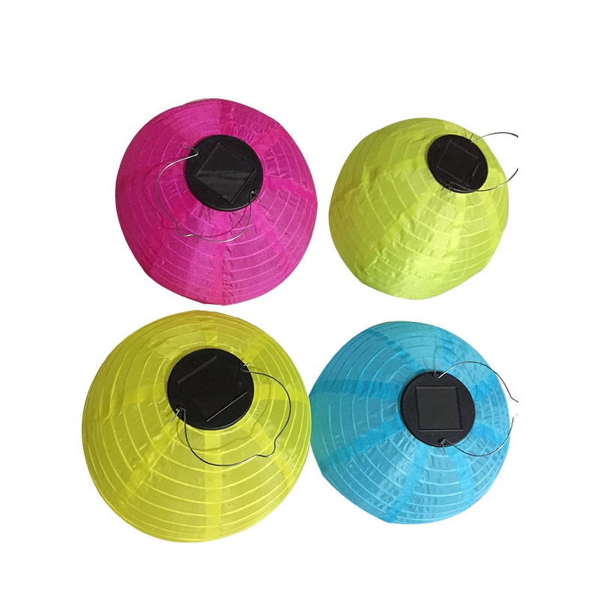 12 Inch Waterproof Solar Powered Lanterns Chinese Lantern LED Lamp Outdoor Decoration Balls Light Solar Lantern Party Decoration