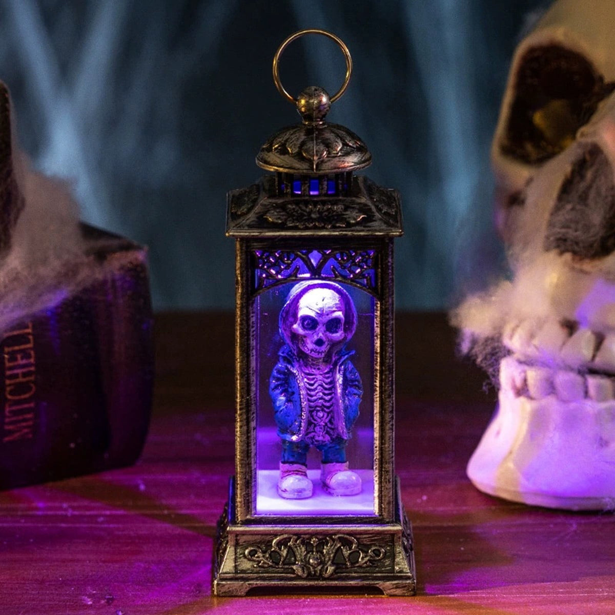 Halloween LED Skeleton Battery Operated Flameless Candle Light For Party Bar & Room Decorations