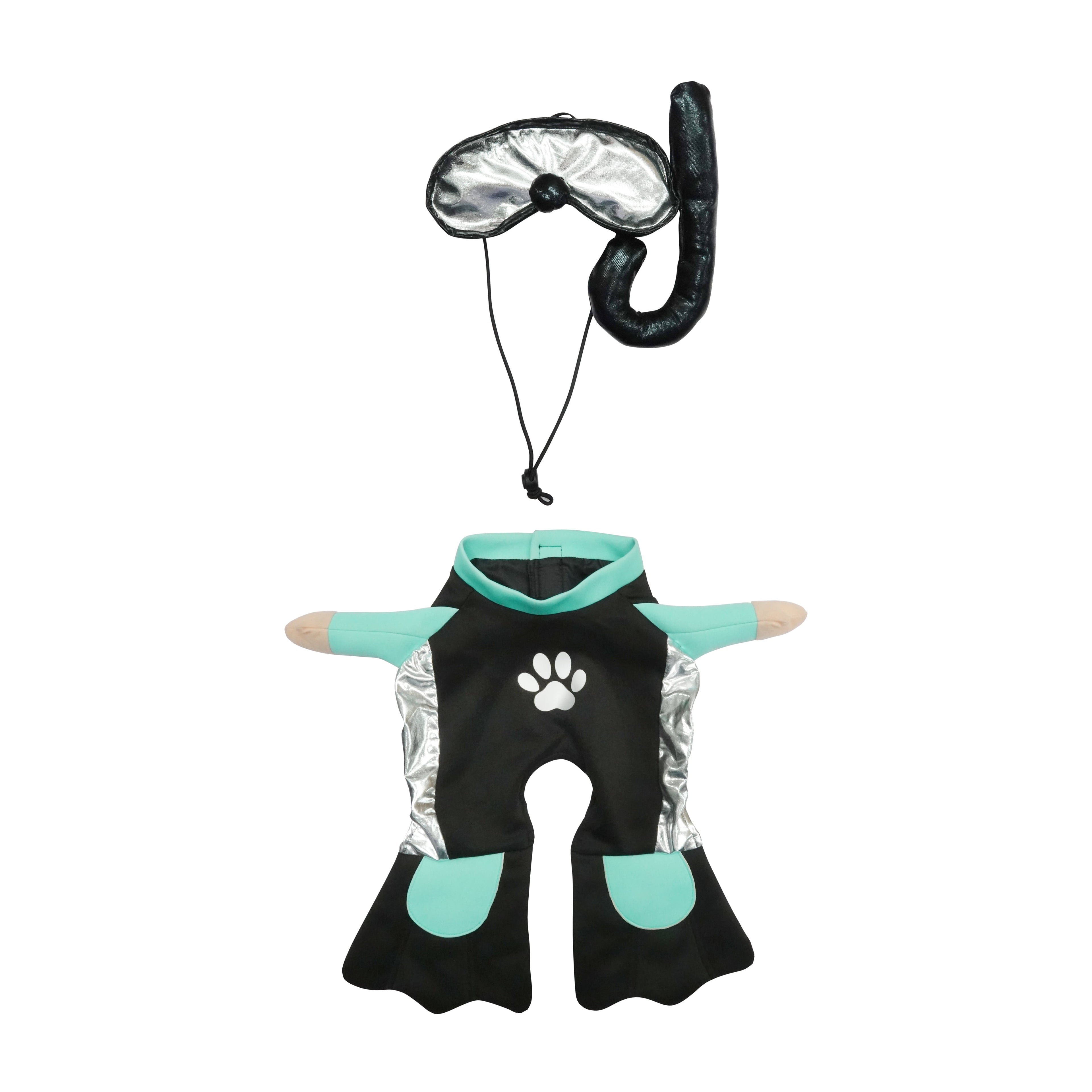 Best Furry Friends Costume for Dogs or Cats, Scuba Diver, X-Small