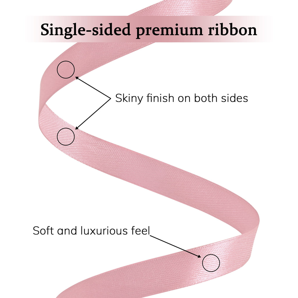 THEGLY 1.5 inch x 100 Yard Red Satin Ribbon Perfect for Gift Wrapping, Crafts, Christmas, Hair Styling, Invitation Decor & More