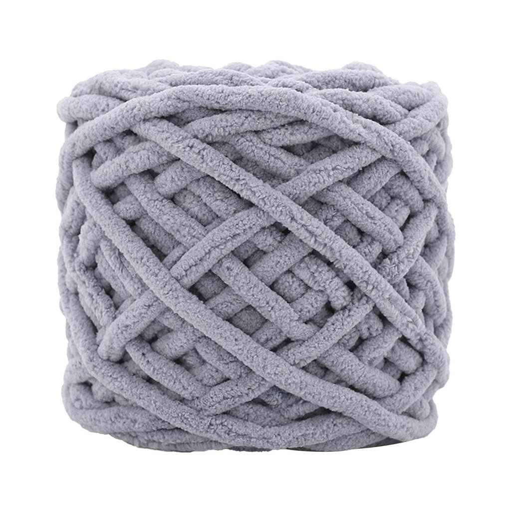 1 Pc Blanket Yarn Chunky Knit Chenille Yarn Soft Velvet Yarn Crochet Knitting Blanket Yarn DIY Craft for Knit Sweaters, Blankets, Shoes, Scarves, Clothes, Dark Green