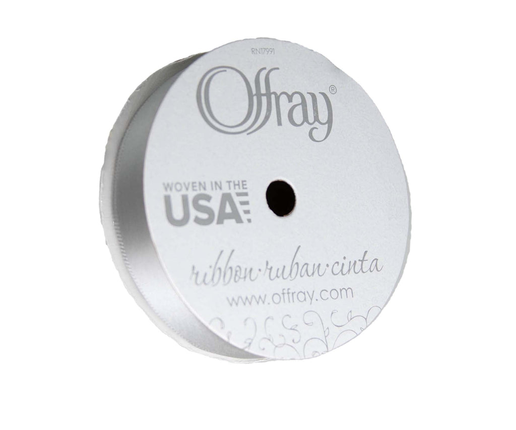 (3 pack) Offray Ribbon, Forest Green 5/8 inch Single Face Satin Polyester Ribbon, 18 feet