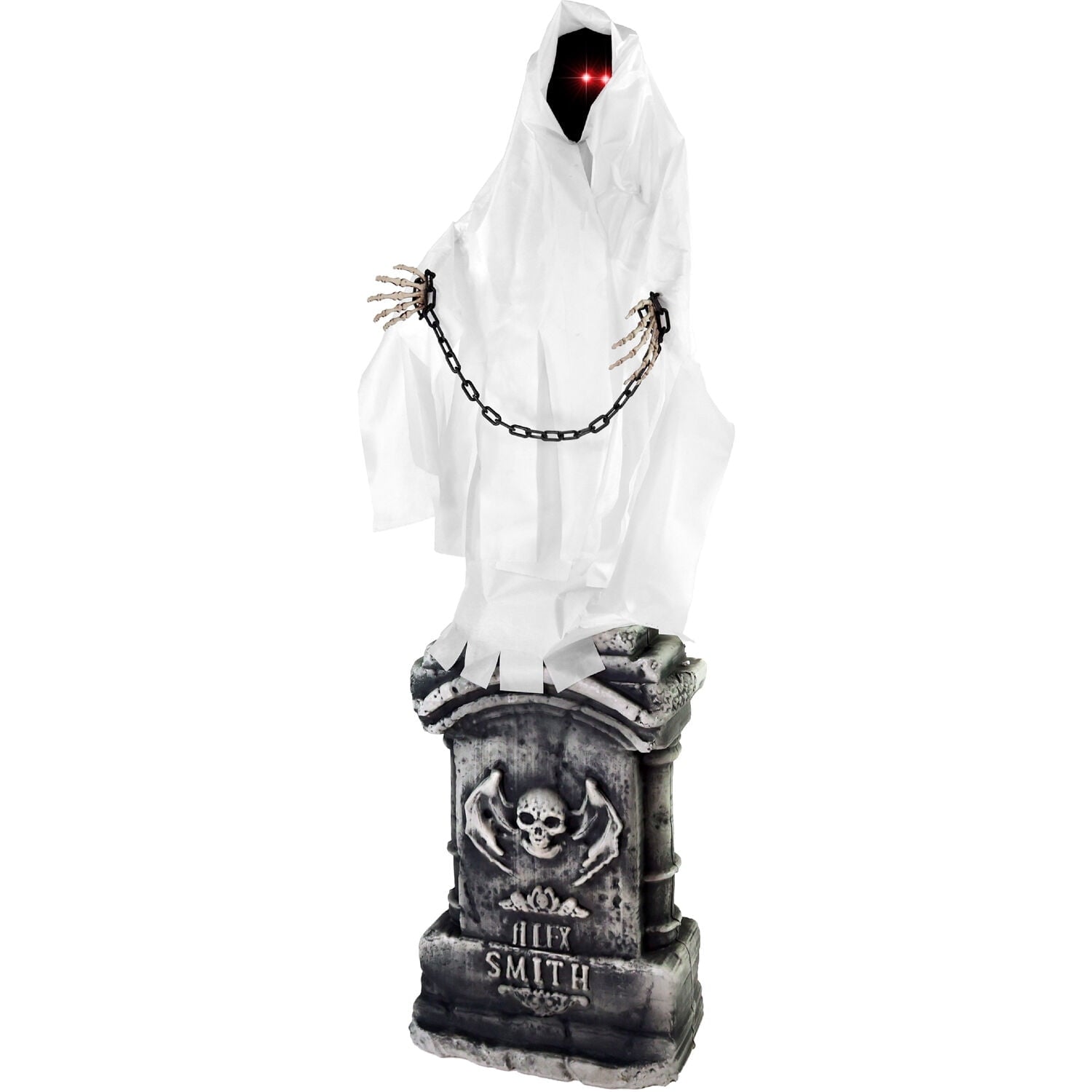 Haunted Hill Farm 3.4 ft Touch-Activated Animated Possessed Backbend Lady Halloween Animatronic, HHLADY-15FLSA