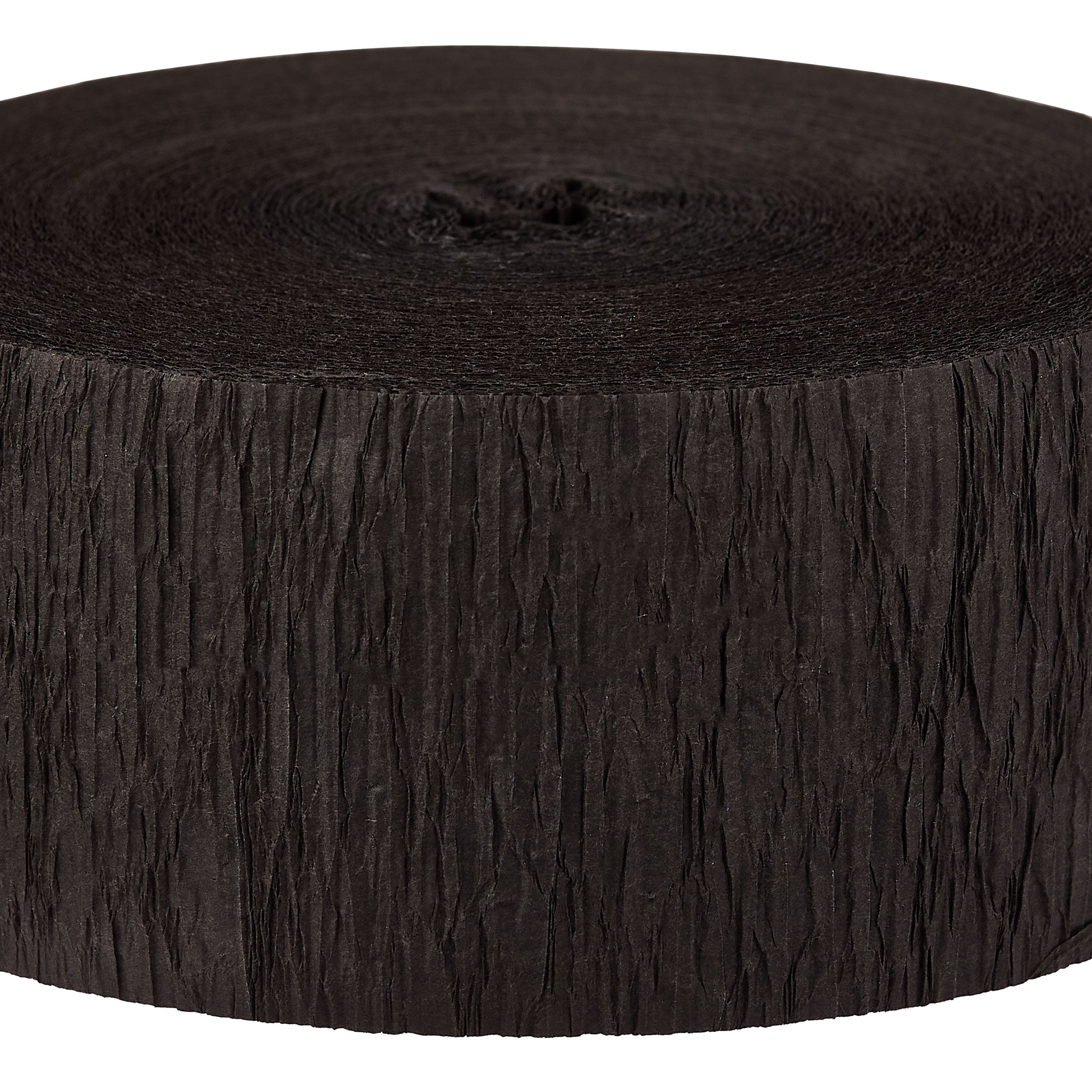 Black Paper Party Streamer, 150', by Way To Celebrate