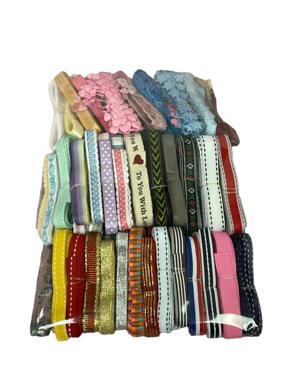 Charmed Set of Assorted 3/8, 1/2" Ribbon 96 bunches 192 Yards! Arts, Craft and Scrapbooking!