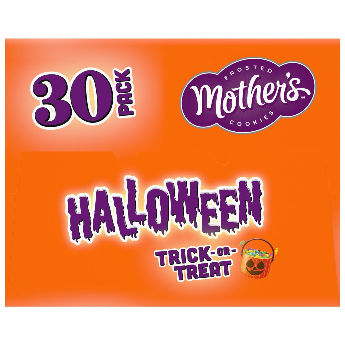 Mother's Eerie Critters, Halloween Snacks, Frosted Animal Cookies, 30 Pack, 0.5 oz Each