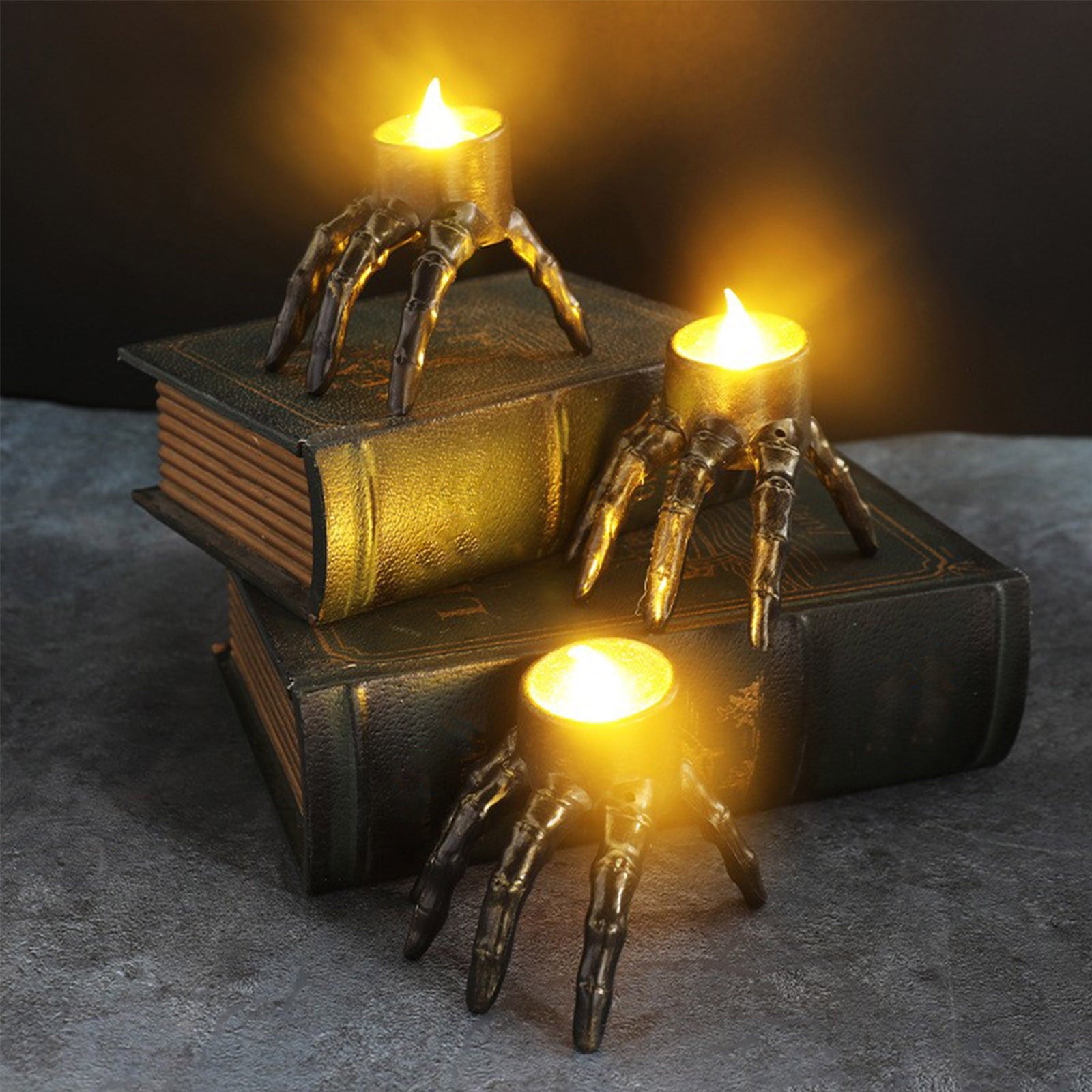 LHNFT Halloween Lantern Night Light, Vintage Oil Lamp Wall Light Outdoor, Battery Operated Hanging Lantern for Party Decor, Halloween Decorations Outdoor