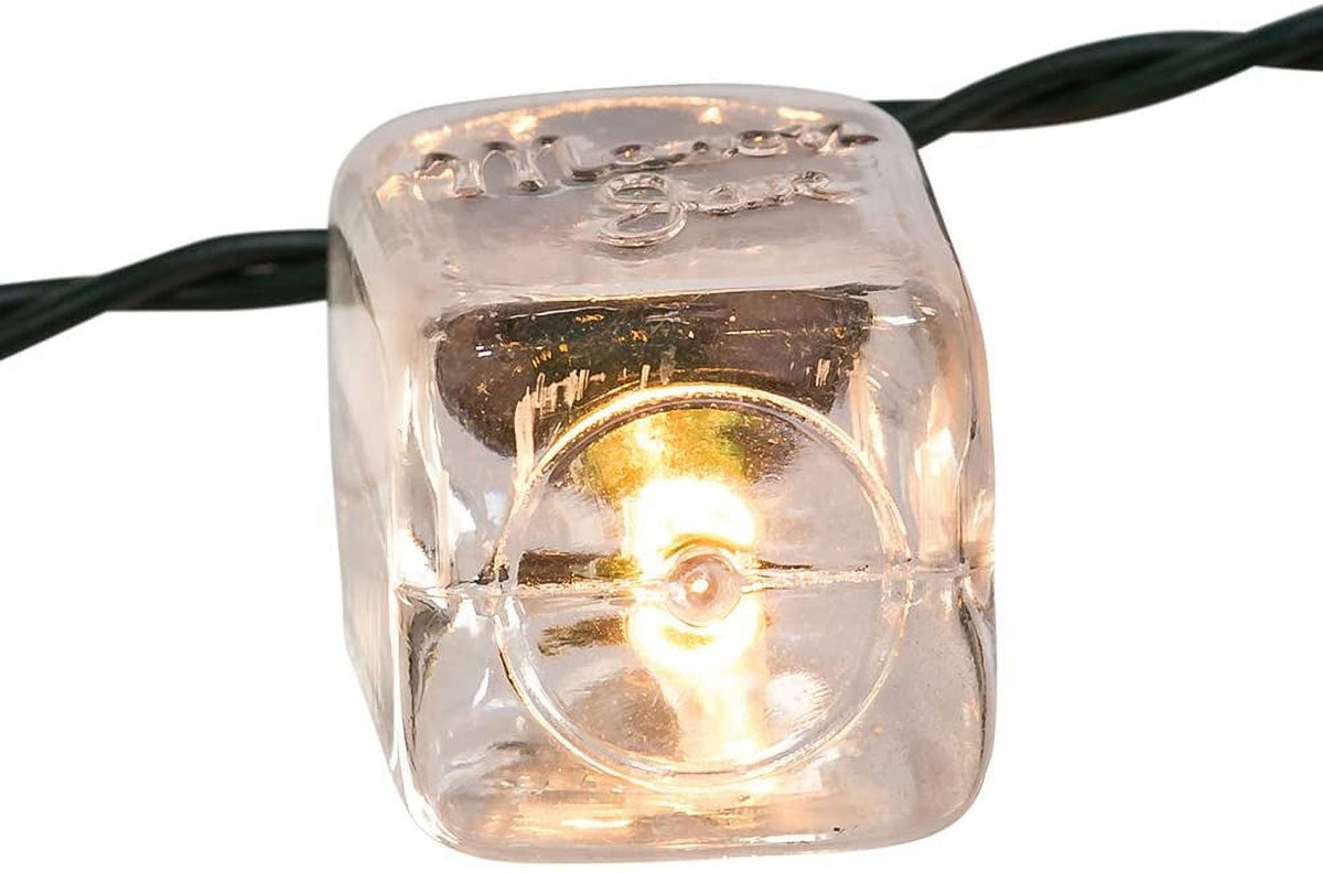 Kurt Adler UL 10-Light Clear Mason Jar Light Set