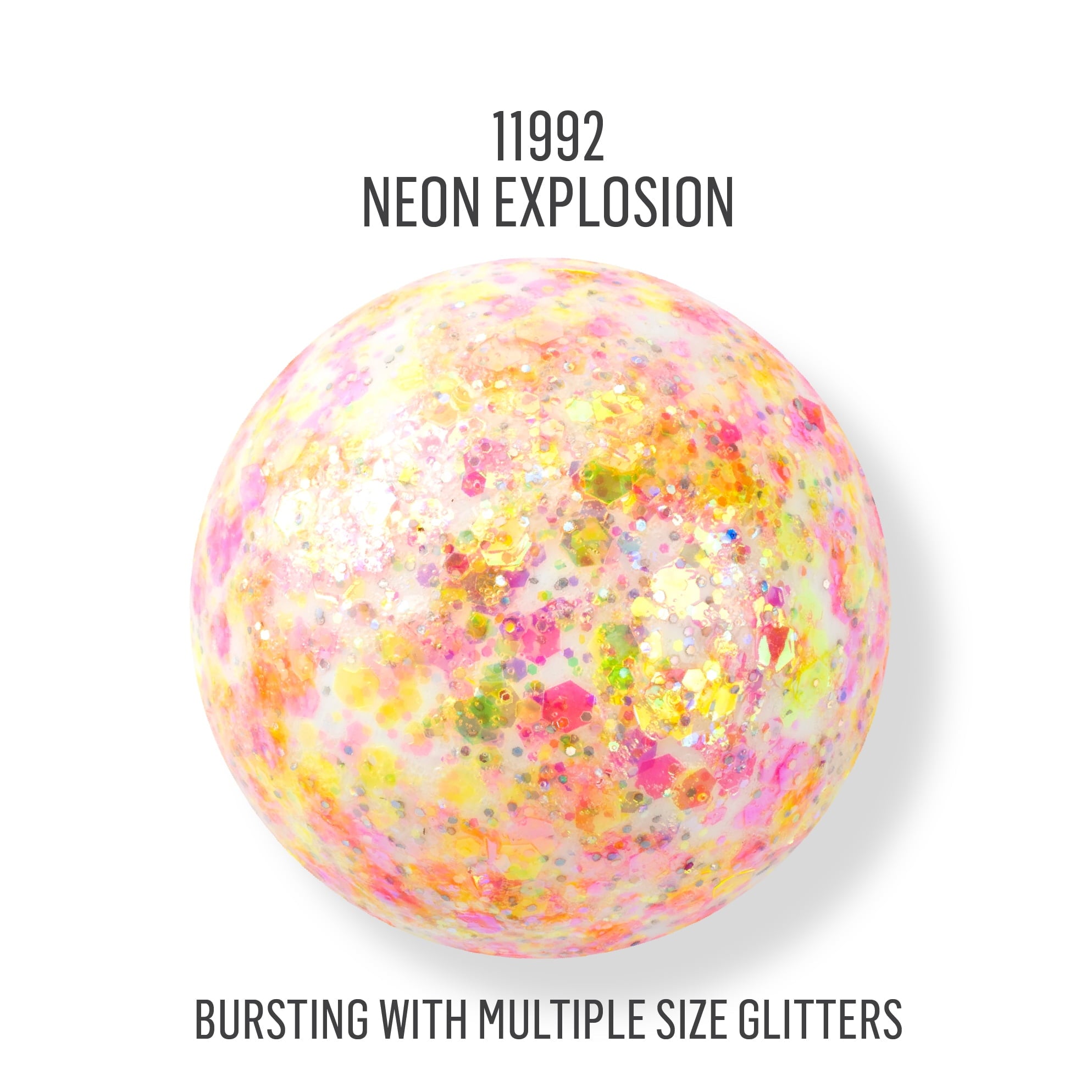 FolkArt Glitterific Pop Acrylic Craft Paint, Neon Explosion, 2 fl oz