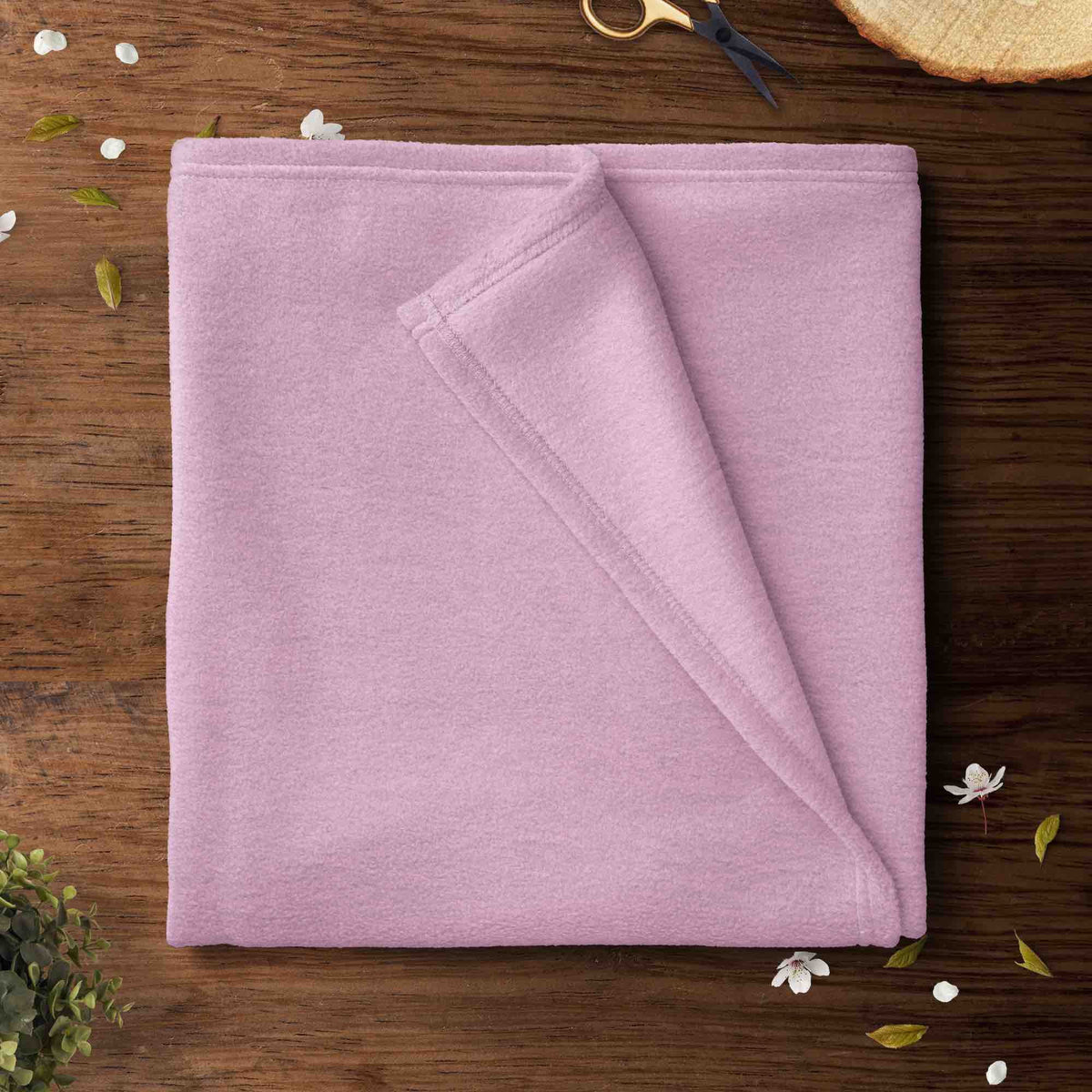 Mainstays 1.5 Yards 100% Polyester Lux Anti-pill Fleece Solids, White, 60" Wide for Crafts