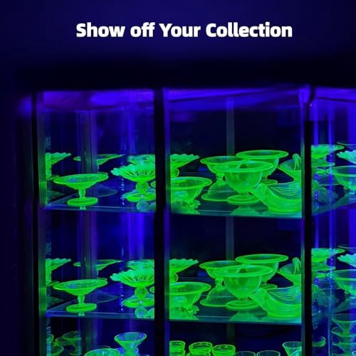 Battery Powered Black Light,Rechargeable Blacklight,Cordless 395nm Light Glow Party,Halloween,Body Painting,2 Packs