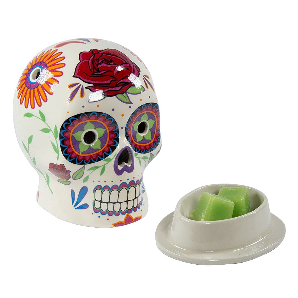 Scentsationals Wax Melt Warmer, Wax Warmer for Scented Wax Melts - Day of The Dead Collection Vistoso - Candle Wax Melter for Fragrance Cubes and Tarts