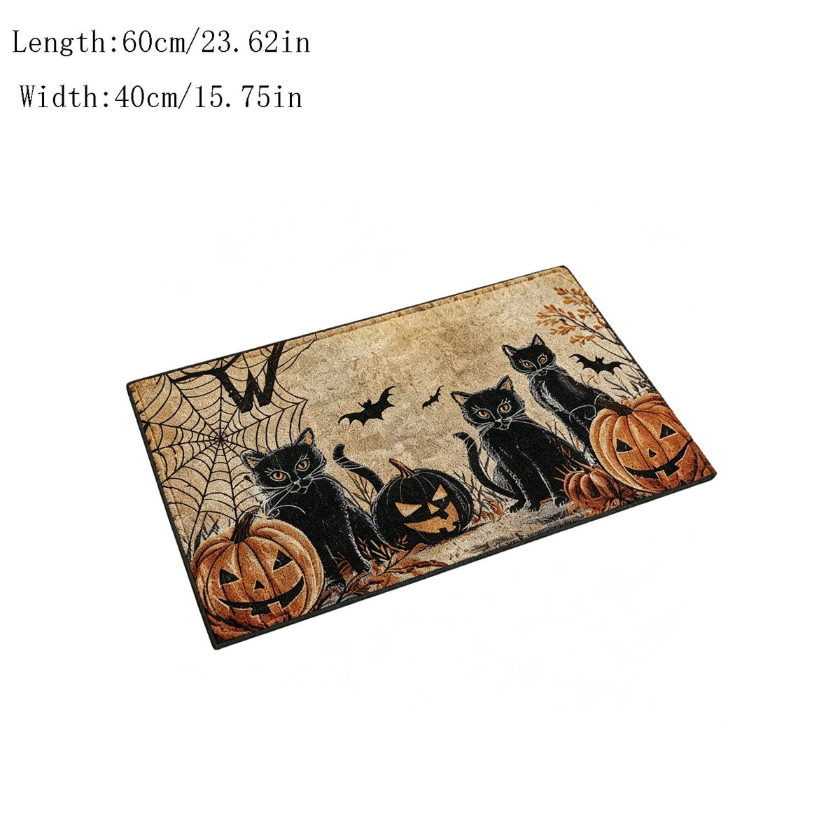 Boho Tassel Doormat 16x24 Inch, Soft Woven Laundry Kitchen Floor Rug for Farmhouse Decor, 1 PC