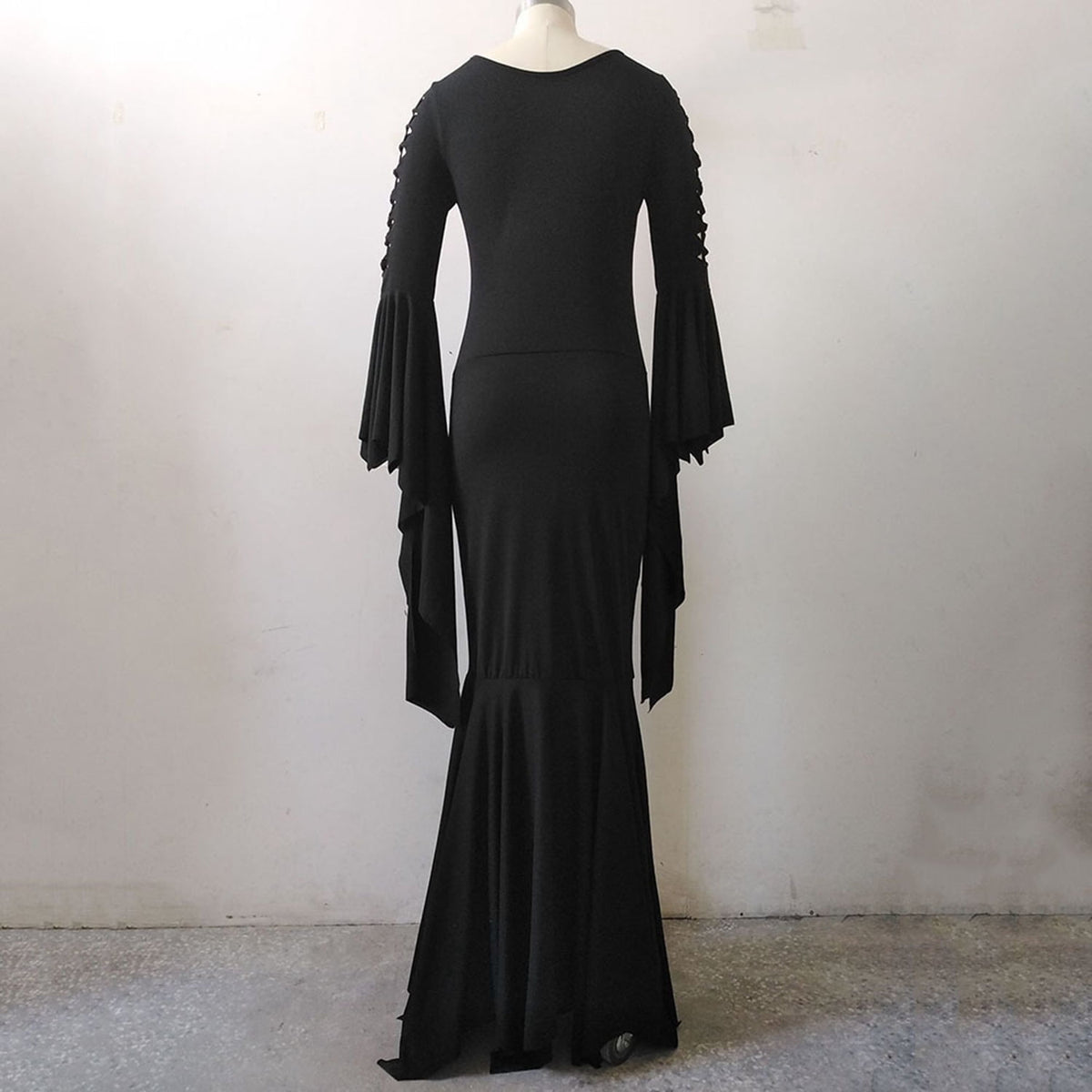 CHOYURME CHONYURM Morticia Floor Dress Costume Adult Women Gothic Witch Vintage dress