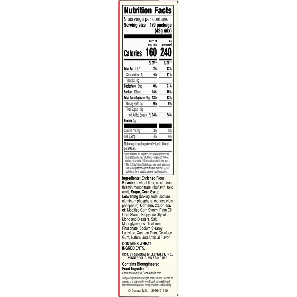Betty Crocker Favorites Super Moist Vanilla Cake Mix, 13.25 oz