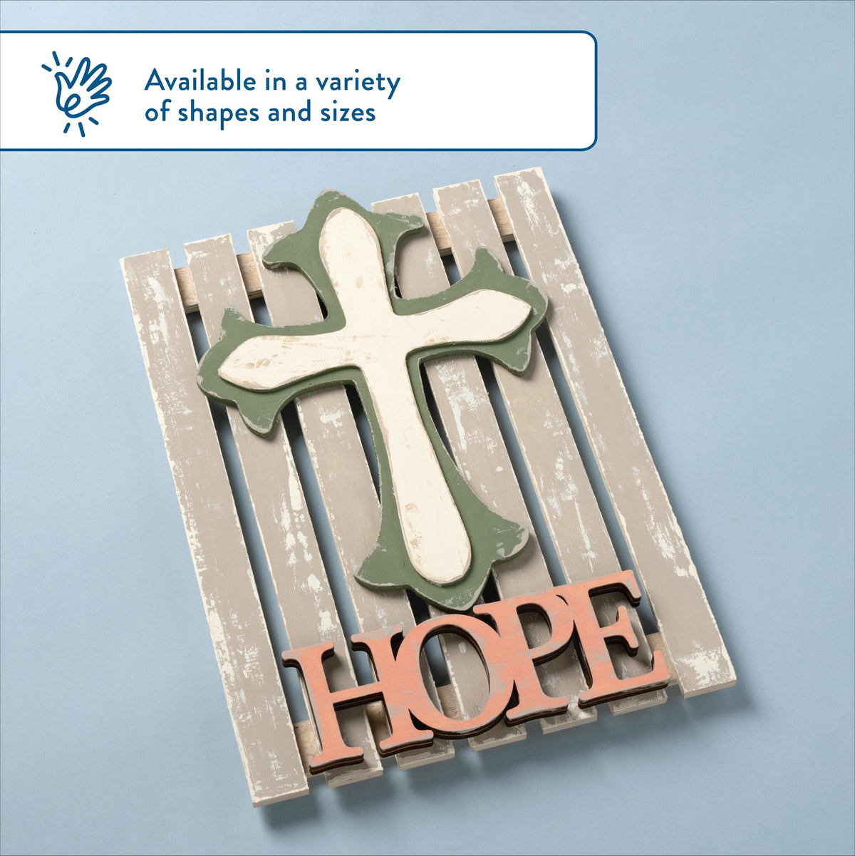 Hello Hobby Fence Pallet Plaque, 9.5" x 13"