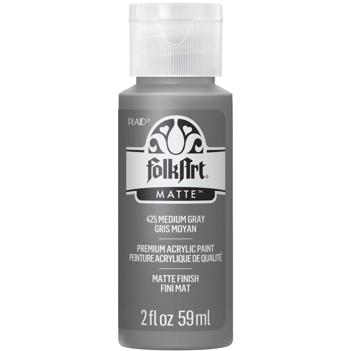 FolkArt Acrylic Craft Paint, Matte Finish, Wicker White, 2 fl oz