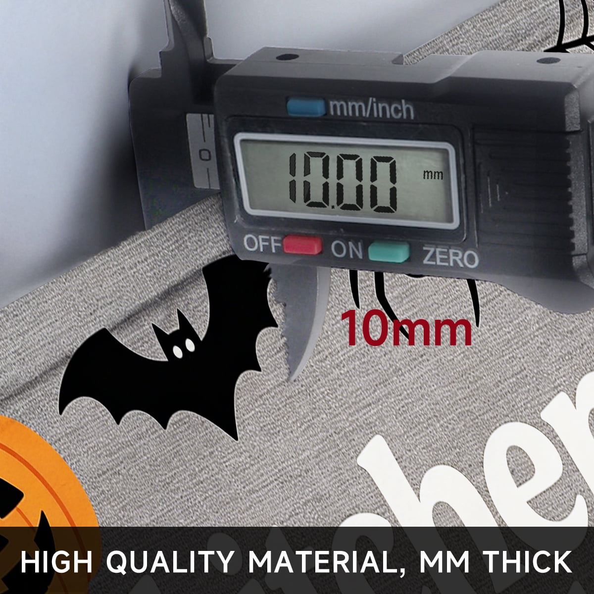 YIMEIS Halloween Pumpkin Lanterns 3Pcs Flannel Mat and Kitchen Rugs Set,Soft Non-slip,Perfect for Home Bathroom