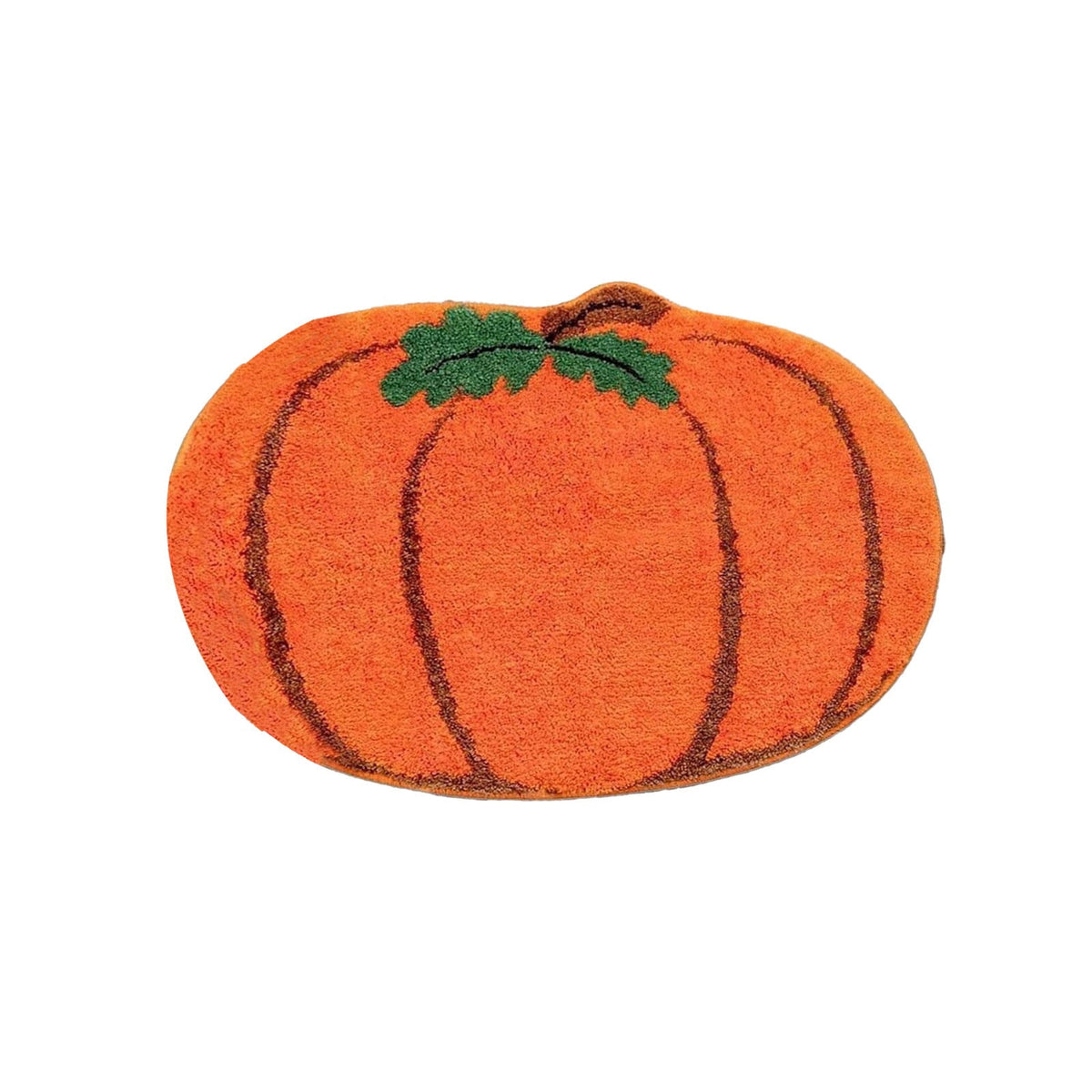Halloween Fall Thanksgiving Bath Mat Ghost And Pumpkin Shaped Absorbent Non Slide Soft Doormat For Entryway Decor