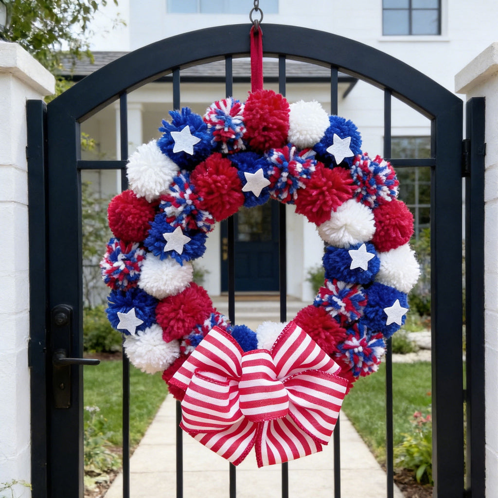 Gcvizuso Halloween Crescent Floral Wreath, Orange Red Rose Hydrangea Fall Front Door Decor for Autumn Harvest Celebration