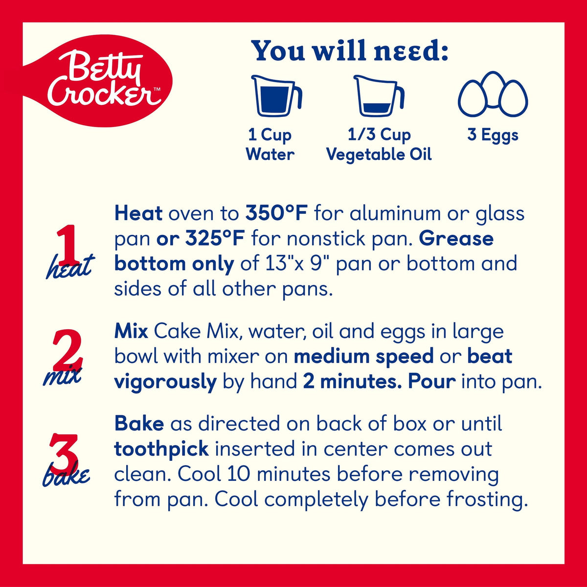 Betty Crocker Favorites Super Moist Yellow Cake Mix, 13.25 oz
