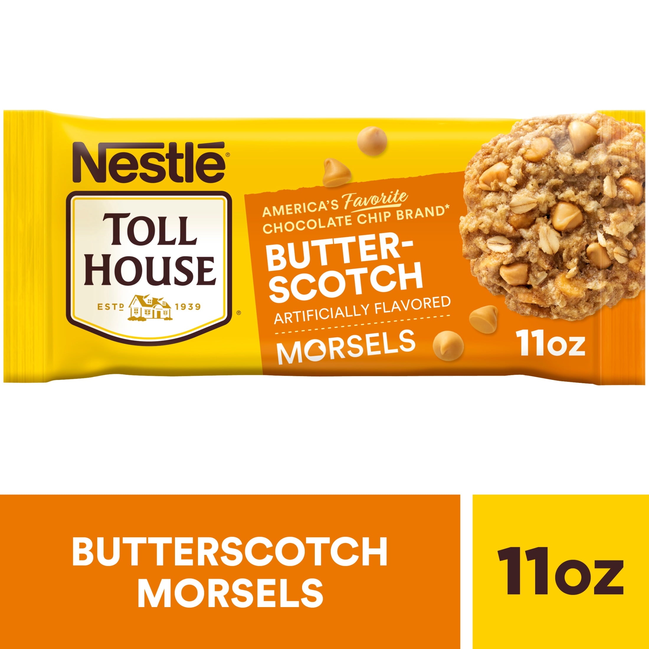 Nestle Toll House Butterscotch Baking Chips, Artificially Flavored, 11 oz Bag