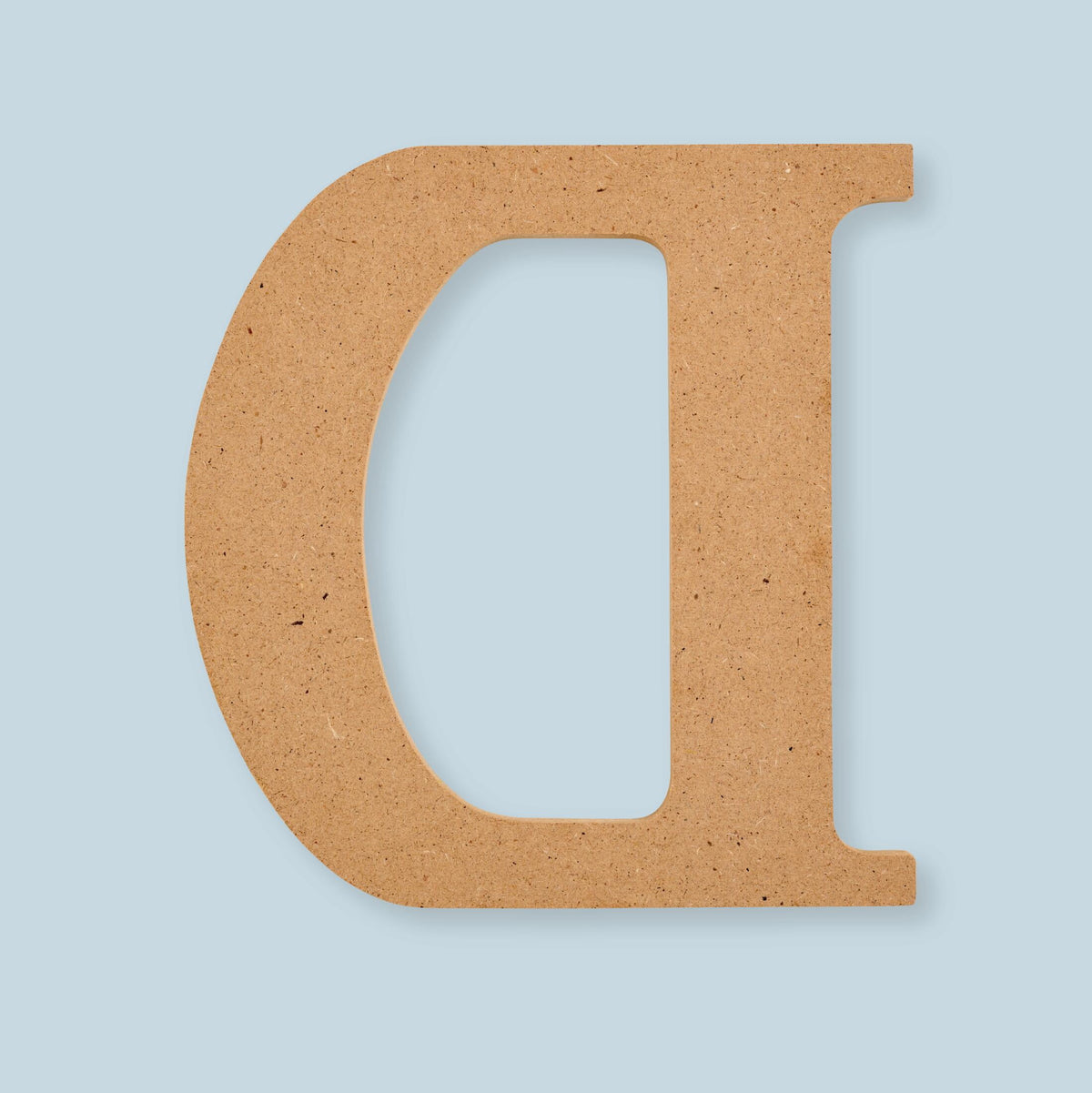 Plaid Unfinished Wood MDF 5" Letter for DIY Arts and Crafts, A