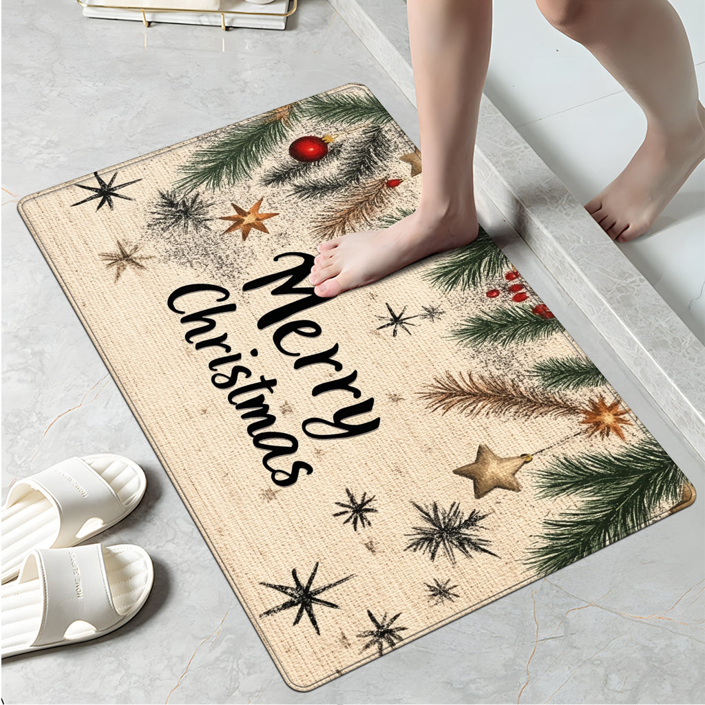 YIMEIS Halloween decoration Kitchen rugs Washable flannel Printed Area Rug and Mats DoorMats, bath mat,Autumn and Winter Festival Decoration-Halloween Undead 15.7'' x 23.6''