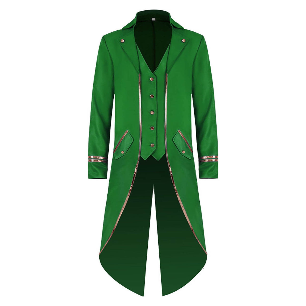 Men Clearance LYXSSBYX Mens Jackets Fall Fashion Halloween Men's Costume Men's Mid Length Retro Tuxedo Costume