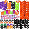 Scidweet Halloween Toys for Kids, 96 Pcs Halloween Party Favor Decorations Gifts Classroom Prizes Treasure Box Toys
